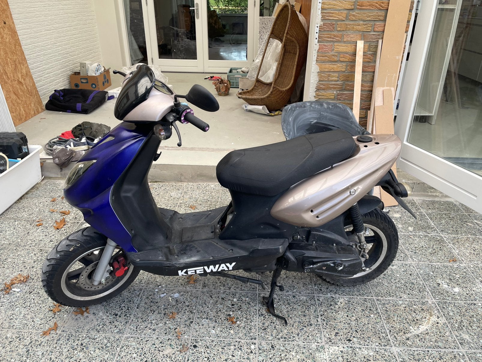 Keeway f-act 50cc 2t, Fietsen en Brommers, Ophalen, Tweetakt, Maximaal 45 km/u, Zo goed als nieuw