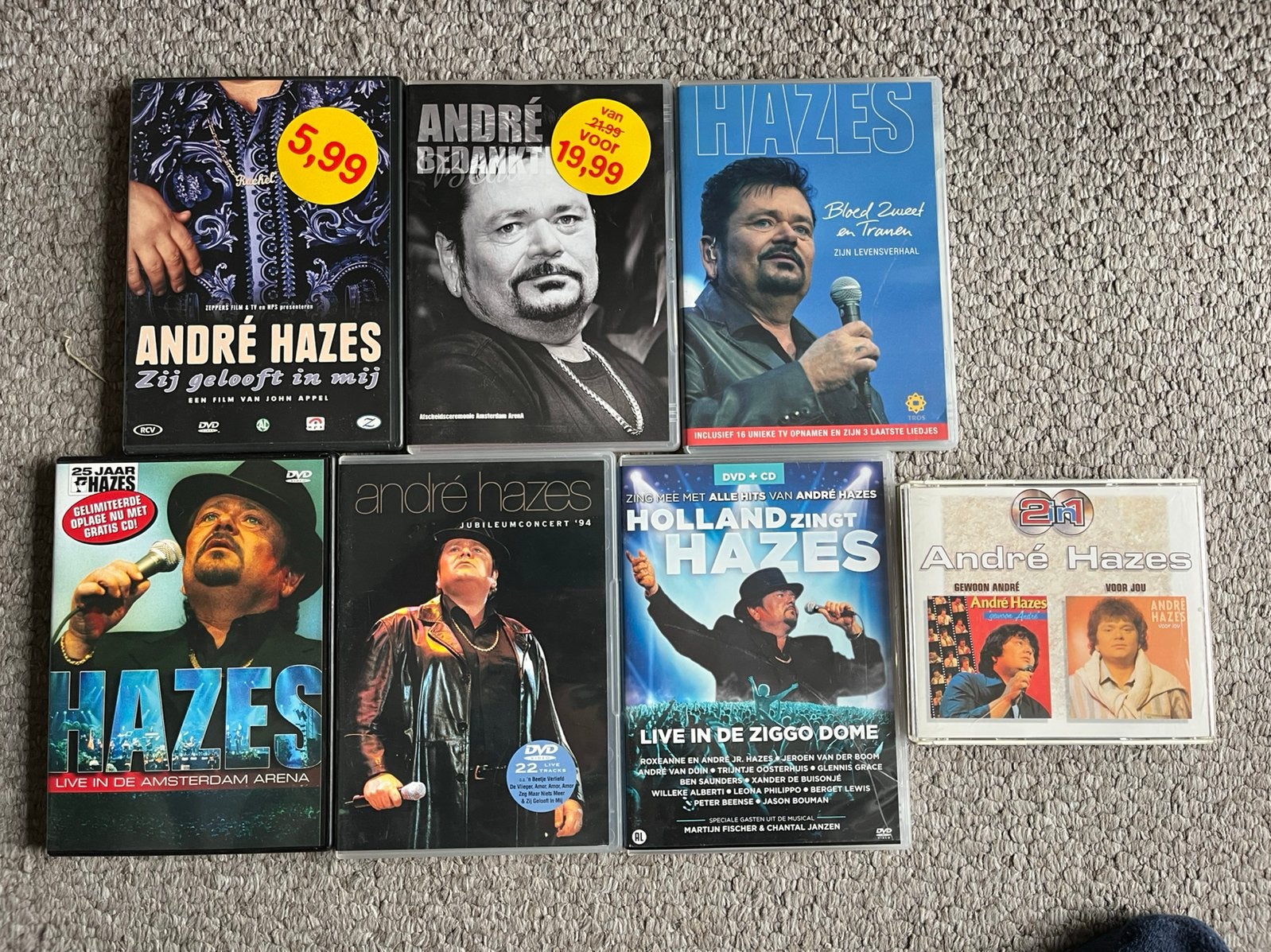 André Hazes DVD’s en CD’s, Alle leeftijden, Ophalen of Verzenden, Zo goed als nieuw