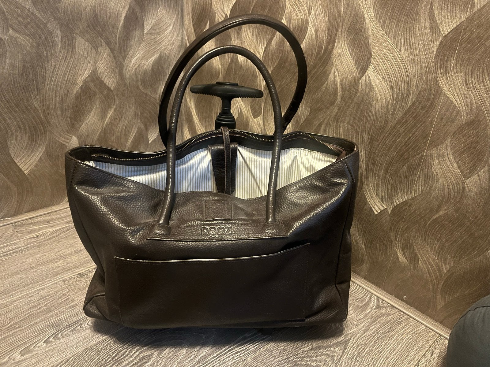 ROOZ Amsterdam Leren Shopper/Handtas - Donkerbruin, Sieraden, Tassen en Uiterlijk, Tassen | Damestassen, Ophalen of Verzenden