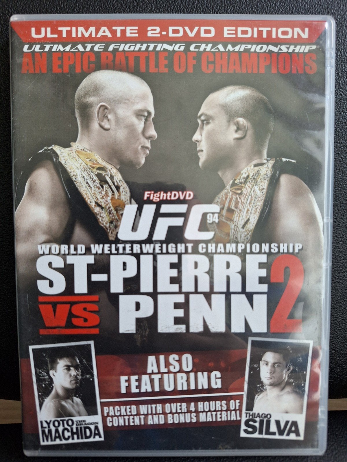 UFC 94 St-Pierre vs Penn 2 - Ultimate 2-DVD Edition, Vanaf 16 jaar, Engels, Inclusief doosje, Ophalen of Verzenden