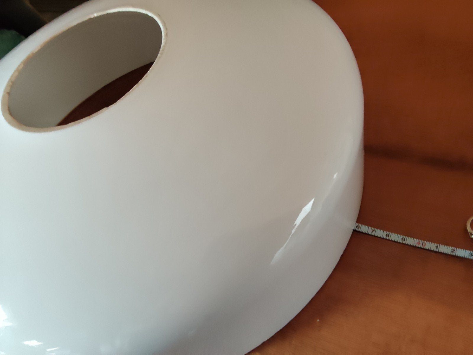 Twee antieke opaline lampenkappen, Ophalen of Verzenden