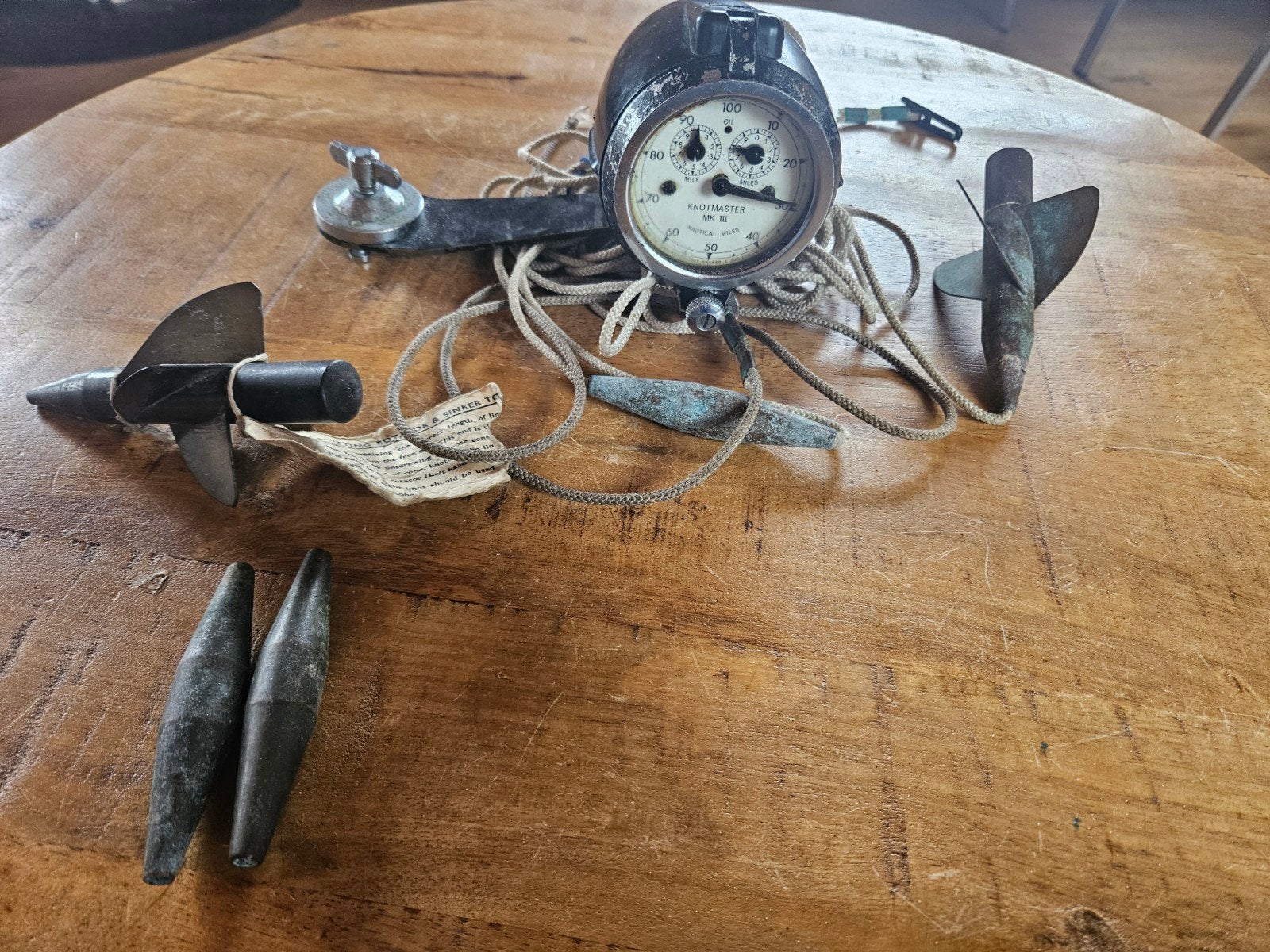Vintage Knotmaster MK III Snelheidsmeter voor boten, Verzenden, Gebruikt, Overige typen