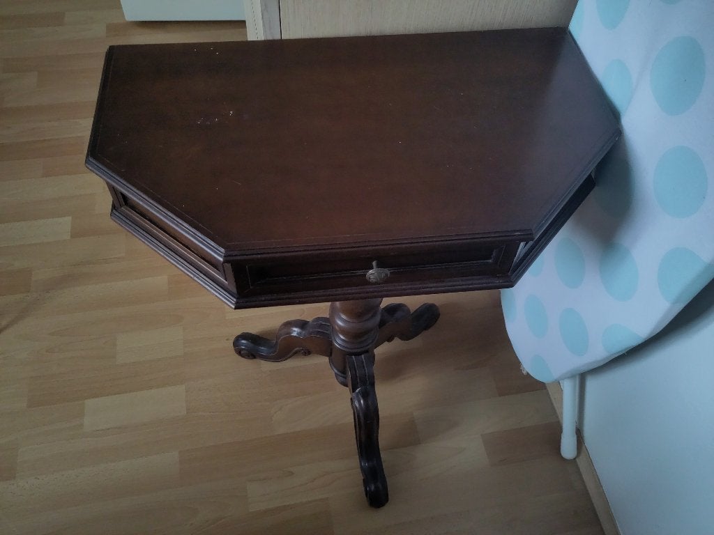 Antiek nachtkastje, Ophalen, Gebruikt, 55 tot 70 cm, 45 tot 65 cm