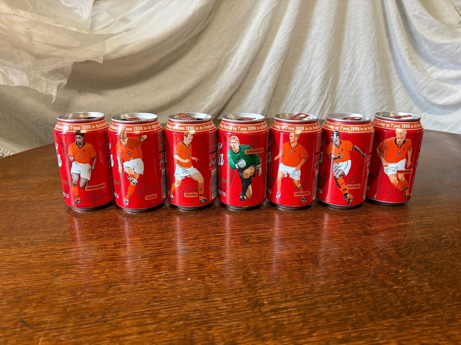 frisdrank en bier blikjes fanta coca cola etc  (jaren '90) -, Verzamelen, Ophalen of Verzenden, Gebruikt