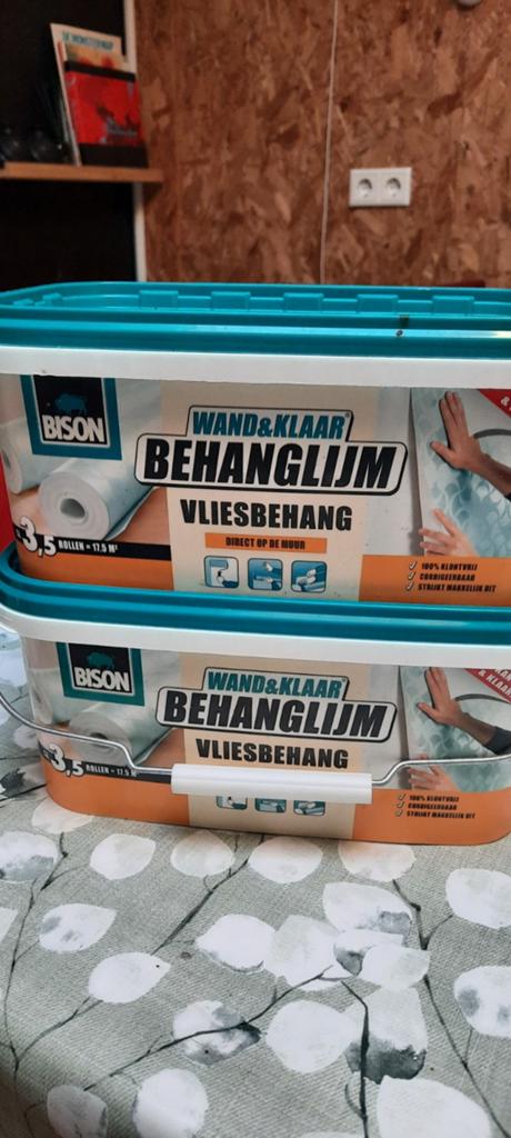2 emmers Bison behanglijm, Ophalen of Verzenden
