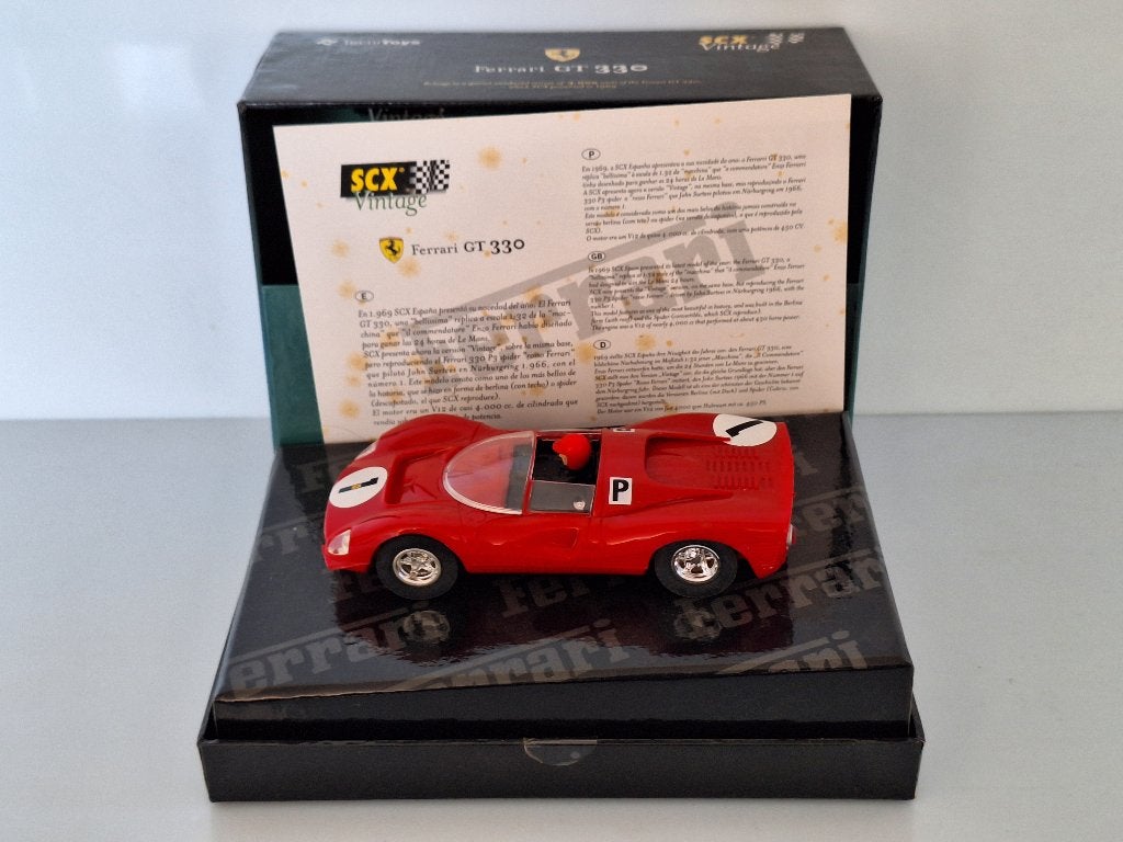 Scx Vintage Classic Ferrari 330 P3 Ref 6028 Met Certificaat, Overige merken, Racebaan, Scx, Nieuw