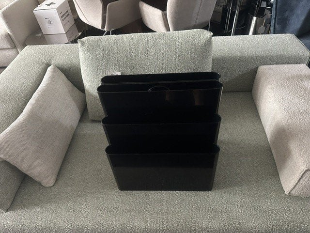 Vintage Giotto Stoppino 4675 zwart Kartell, Huis en Inrichting, Woonaccessoires | Krantenbakken en Lectuurbakken, Gebruikt, Modern