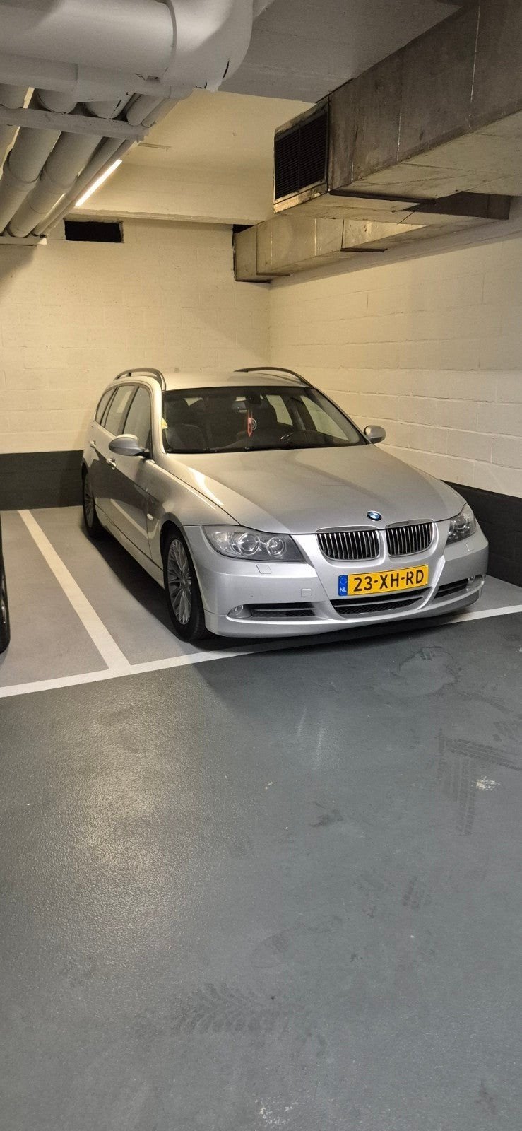 BMW 3-Serie 2.5 I 325 Touring AUT 2007 Grijs nw schokdempers, Automaat, Zwart, 2497 cc, Stationwagon