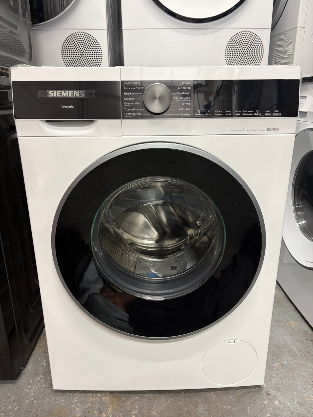 Nieuwe Siemens IQ500 wasmachine 9KG 1600 toeren SmartFinish, 8 tot 10 kg, Ophalen of Verzenden, 85 tot 90 cm, 1600 toeren of meer