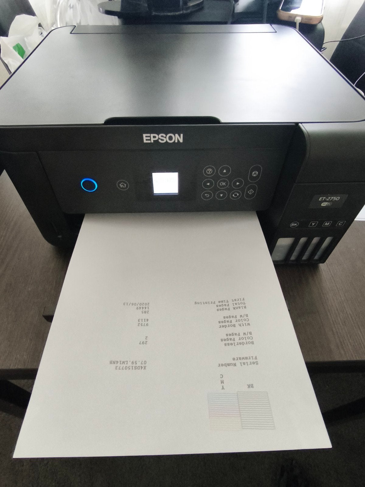 Epson EcoTank ET-2750 All-in-One Printer met Wi-Fi, Computers en Software, Gebruikt, Printer, Draadloos, Ophalen of Verzenden