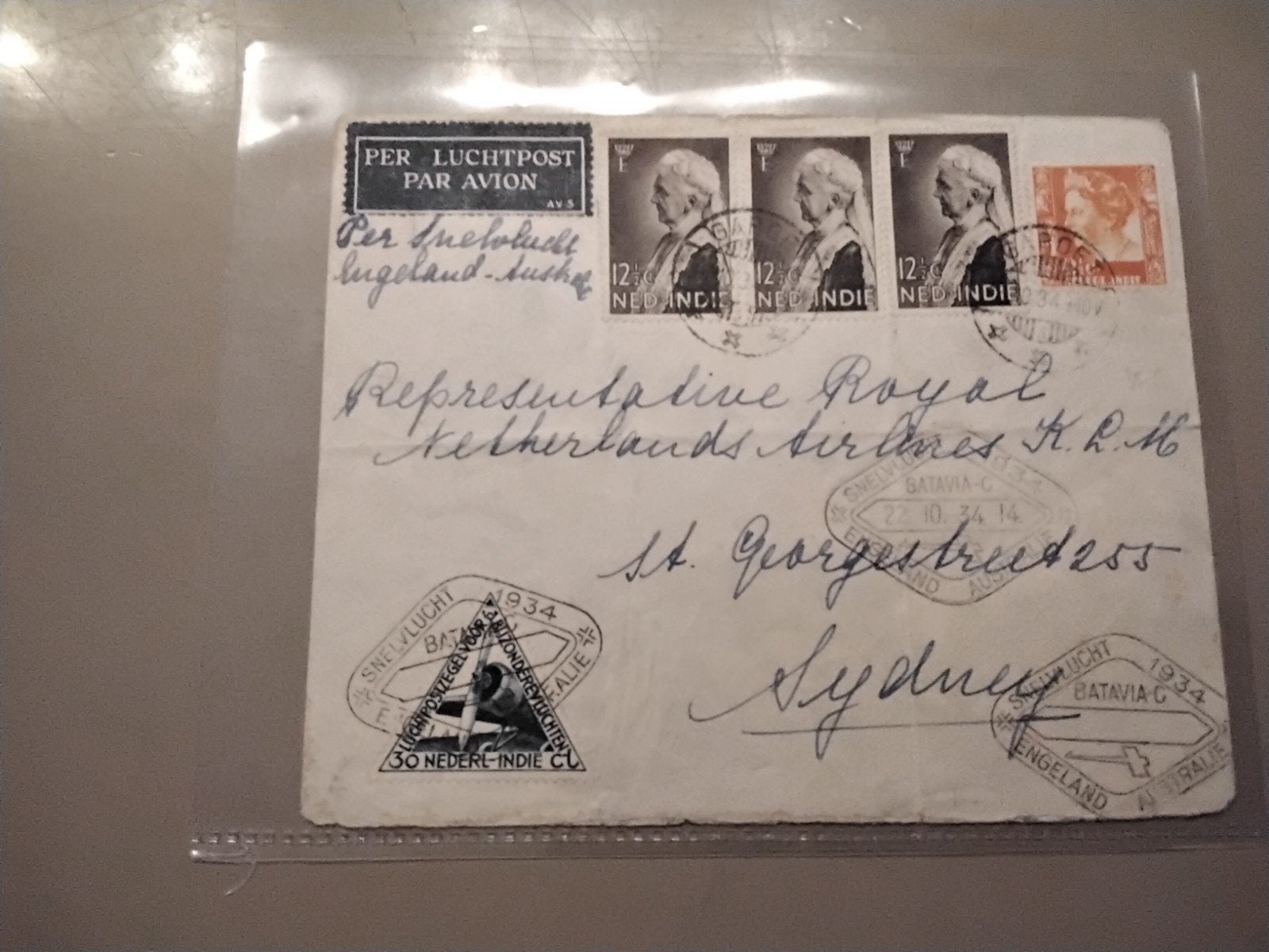 KLM Uiver Mac Robertson Race 1934 open datum !!!, Verzamelen, Verzenden