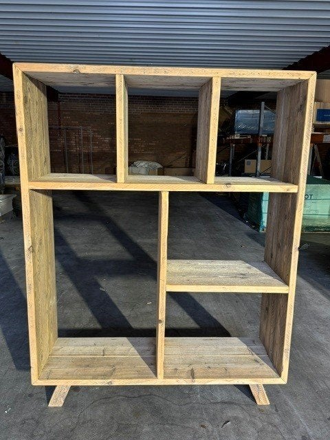 grenen boekenkast, Ophalen, 100 tot 150 cm, Zo goed als nieuw, 25 tot 50 cm