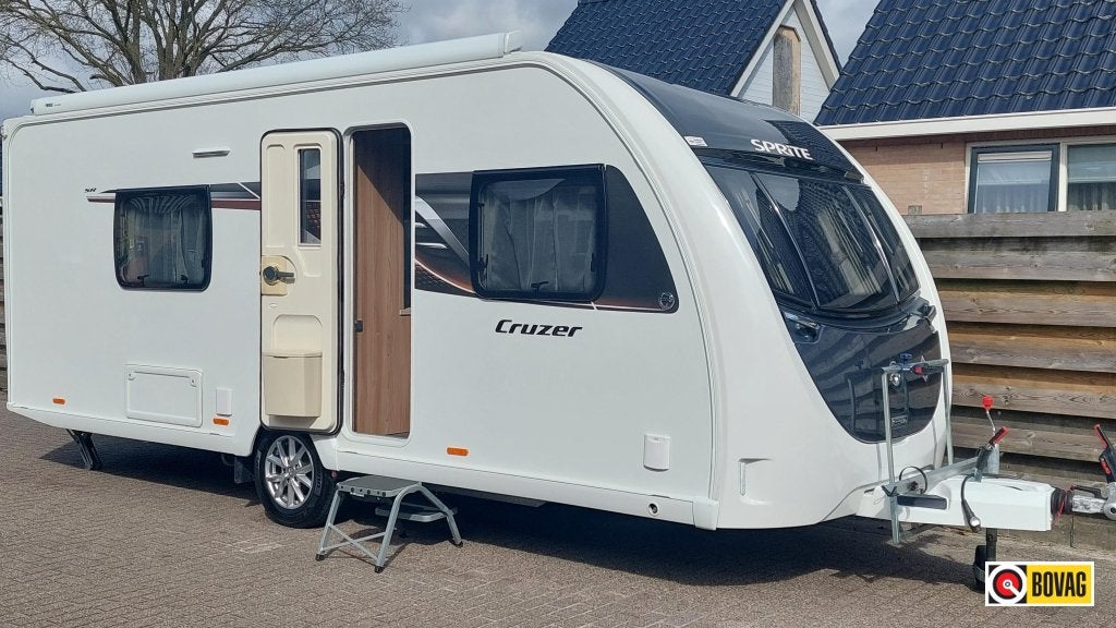 Sprite Cruzer 492 SR Mover,Unico Lfl.Thule,FD., Caravans en Kamperen, Caravans, Bedrijf, tot en met 4, 1250 - 1500 kg, Standaardzit