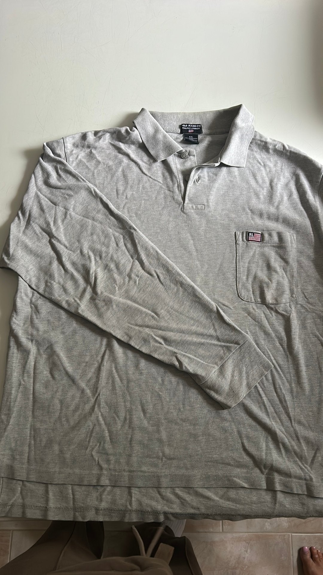 Ralph Lauren polo maat XXL, Ophalen of Verzenden, Zo goed als nieuw, Overige maten, Grijs
