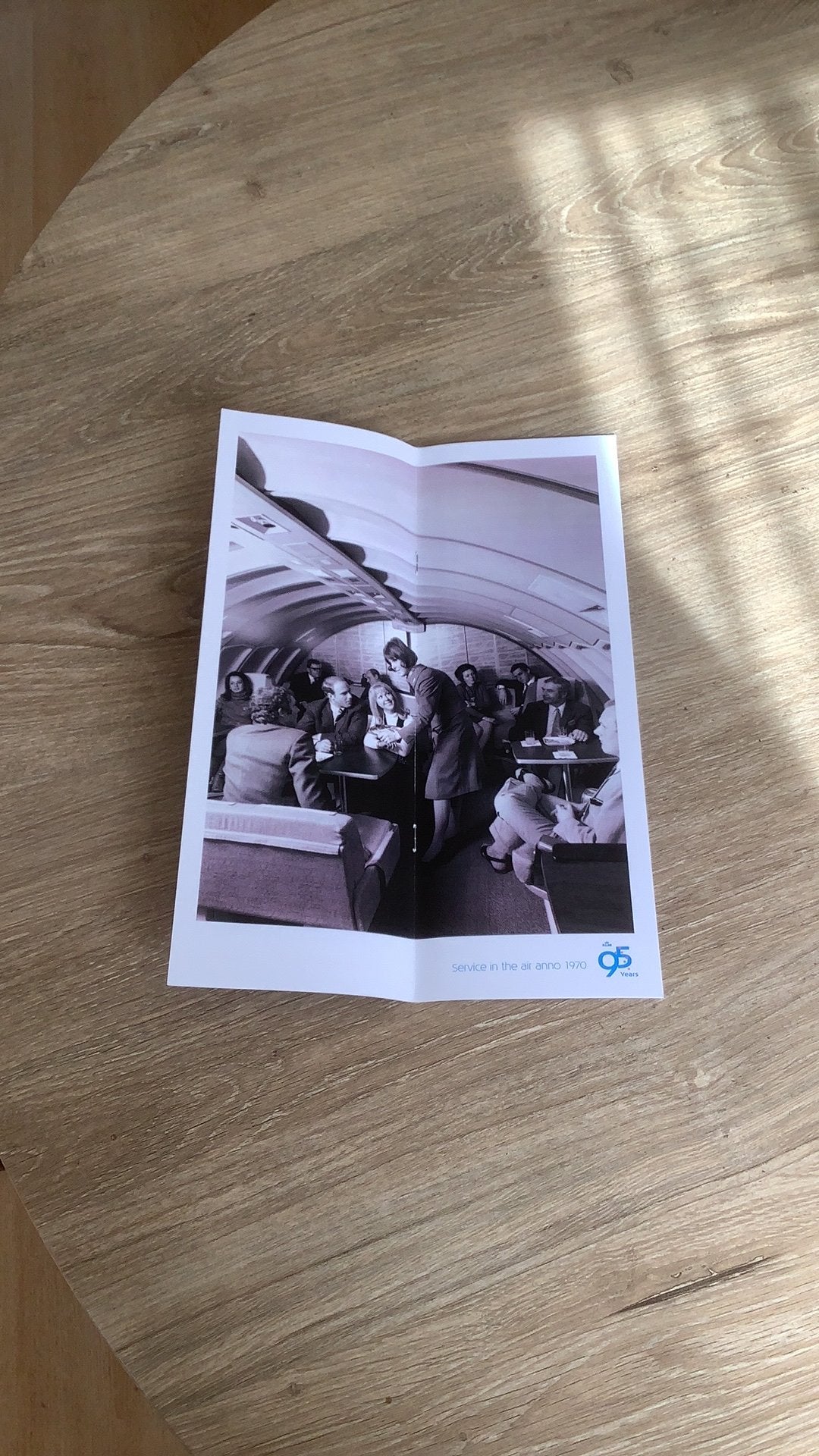 KLM Business Class menukaart, Ophalen of Verzenden, Zo goed als nieuw, Overige typen