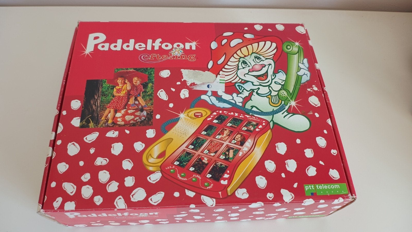 Paddelfoon in doos incl. boekjes (dementie telefoon), Ophalen of Verzenden, Gebruiksvoorwerp