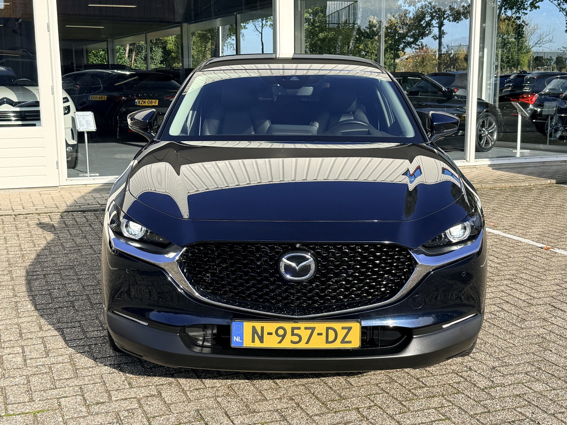 Mazda CX-30 2.0 e-SkyActiv-X M Hybrid Luxury | Trekhaak | Le, Auto's, 1998 cc, Gebruikt, Blauw, SUV of Terreinwagen