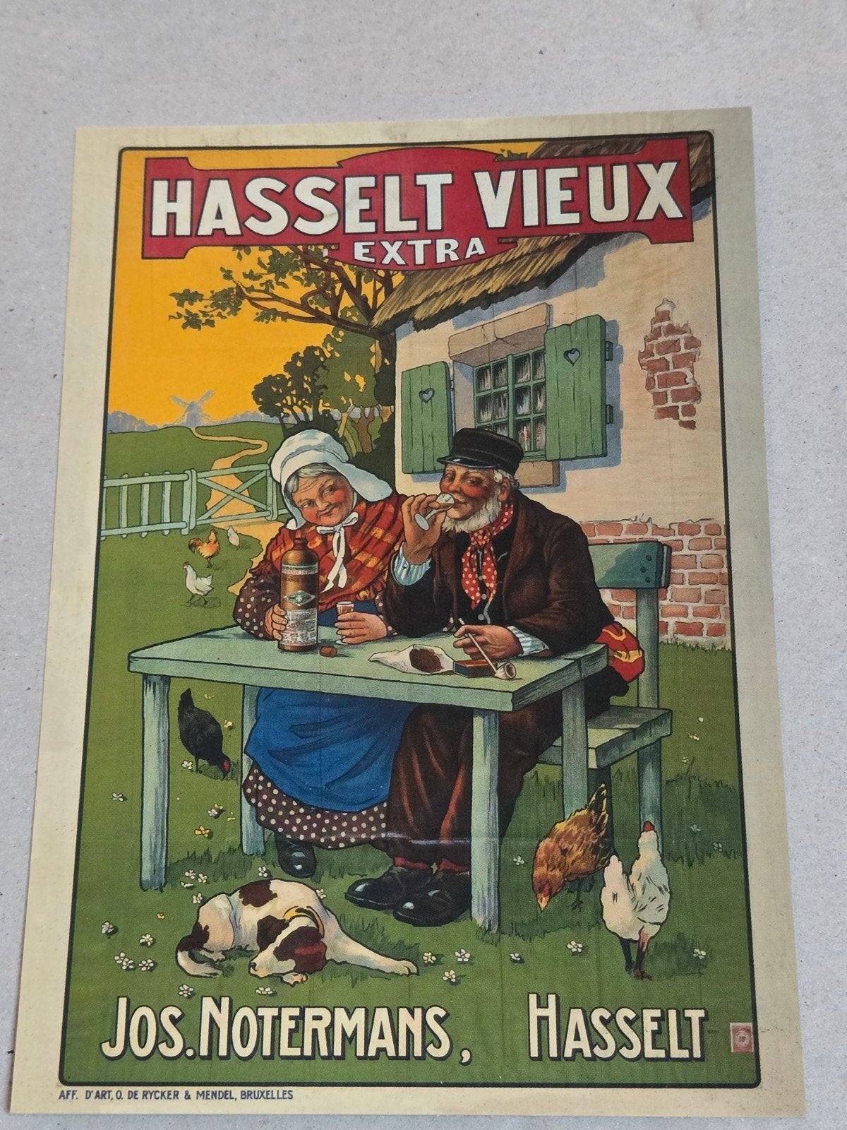 Hasselt Vieux Extra Jenevermuseum Ansichtkaart, Ophalen of Verzenden