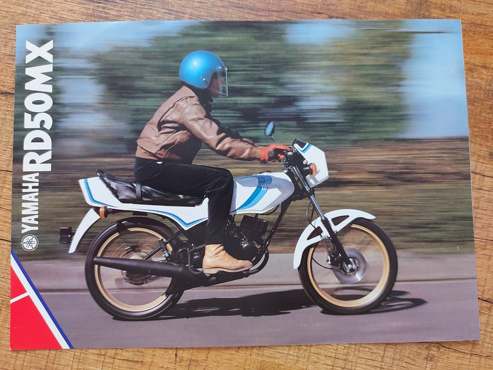 Yamaha RD 50 MX bromfiets folder NL, Ophalen of Verzenden, Gebruikt