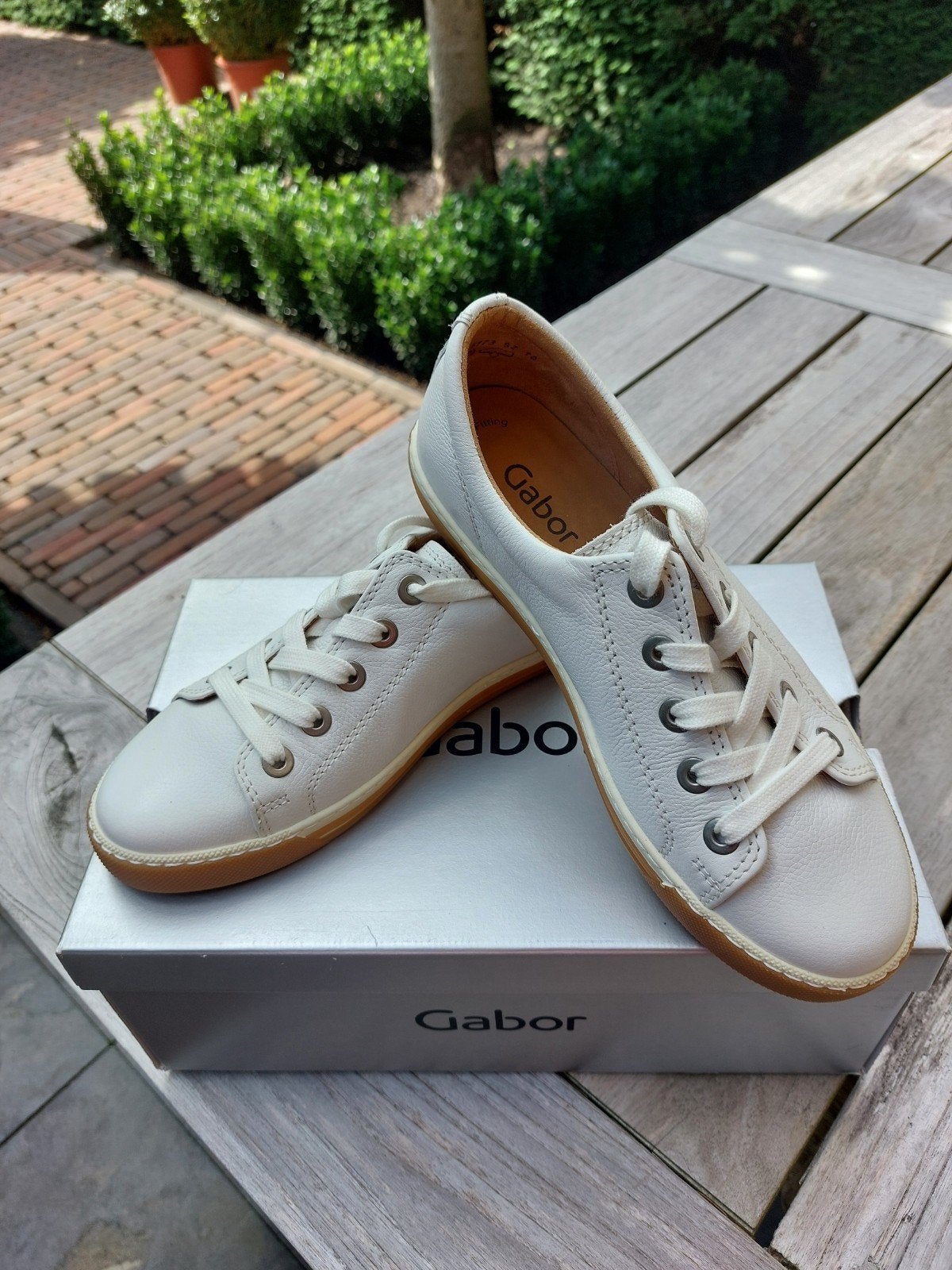 Sneaker Leer Gabor, Wit, Gabor, Nieuw, Ophalen of Verzenden