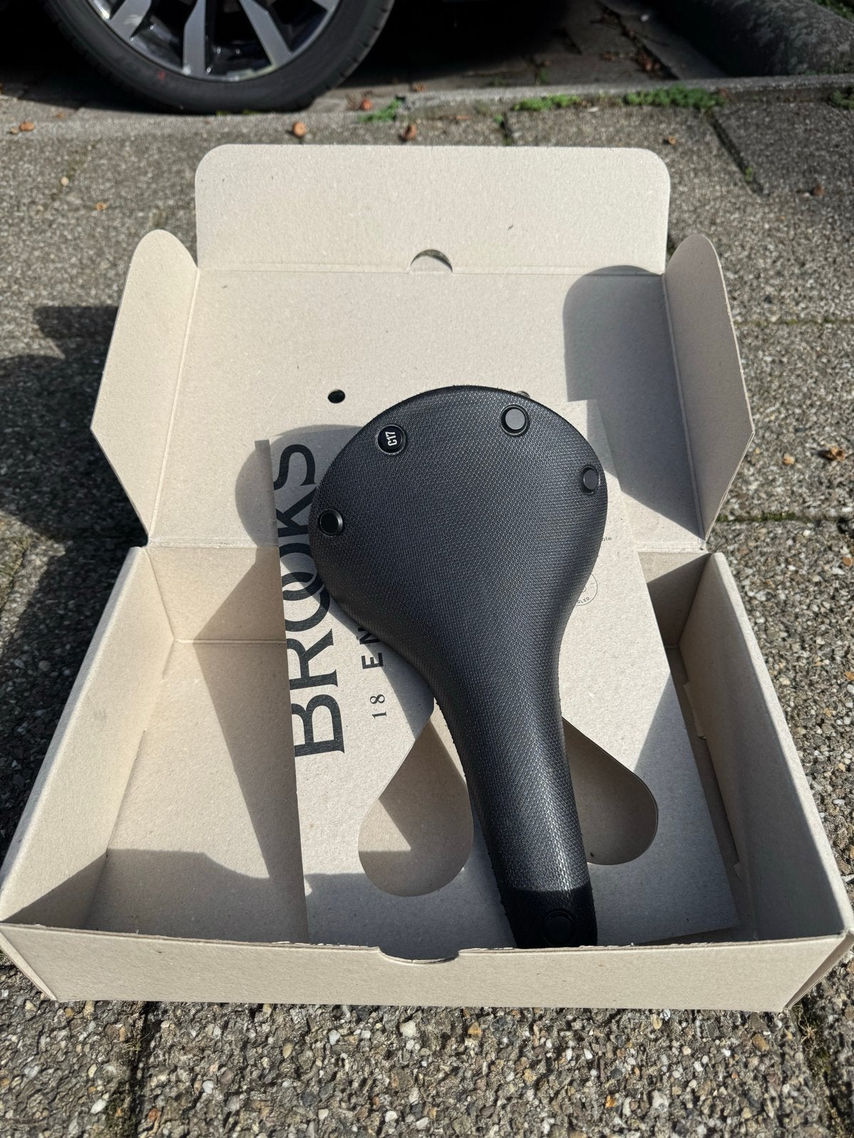 Brooks C17 Cambium Zadel, Ophalen of Verzenden, Zo goed als nieuw, Zadel, Rubber
