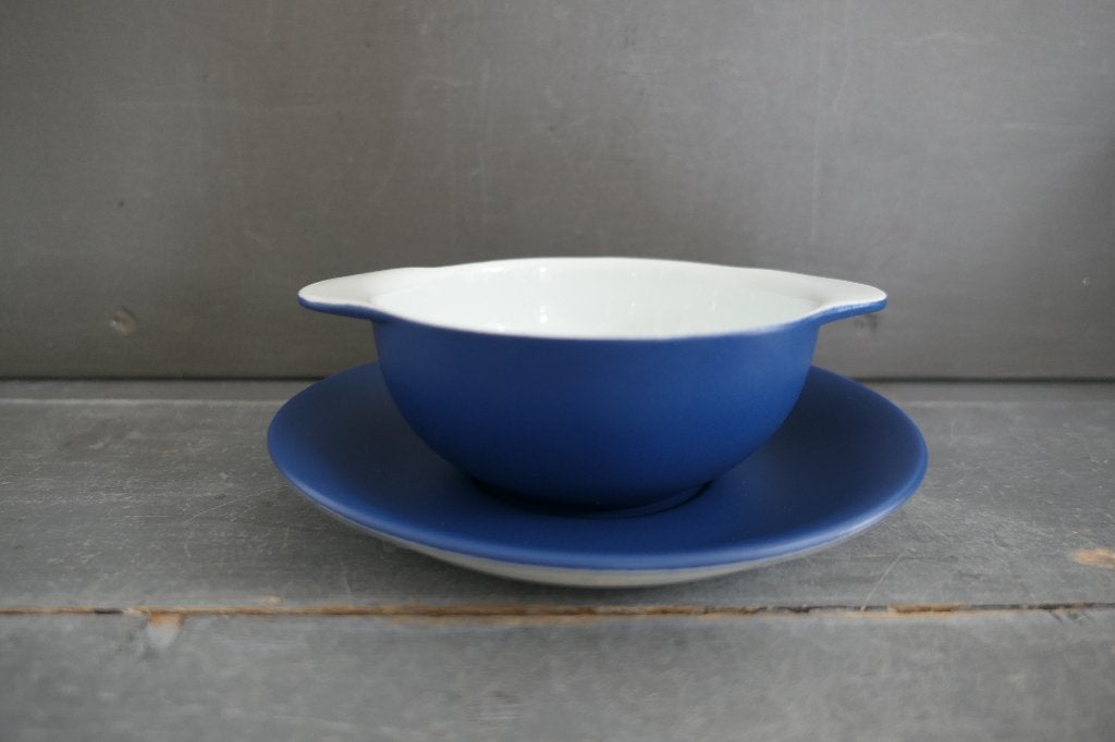 Vintage Royal Goedewaagen soepkom 'Blue Sky' 1959, Vintage, Ophalen of Verzenden, Zo goed als nieuw, Kom(men)