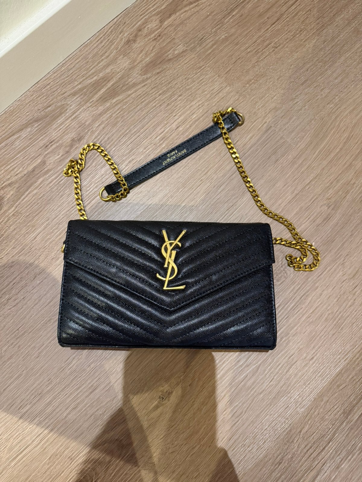YSL tas, Ophalen of Verzenden, Zo goed als nieuw, Zwart, Schoudertasje