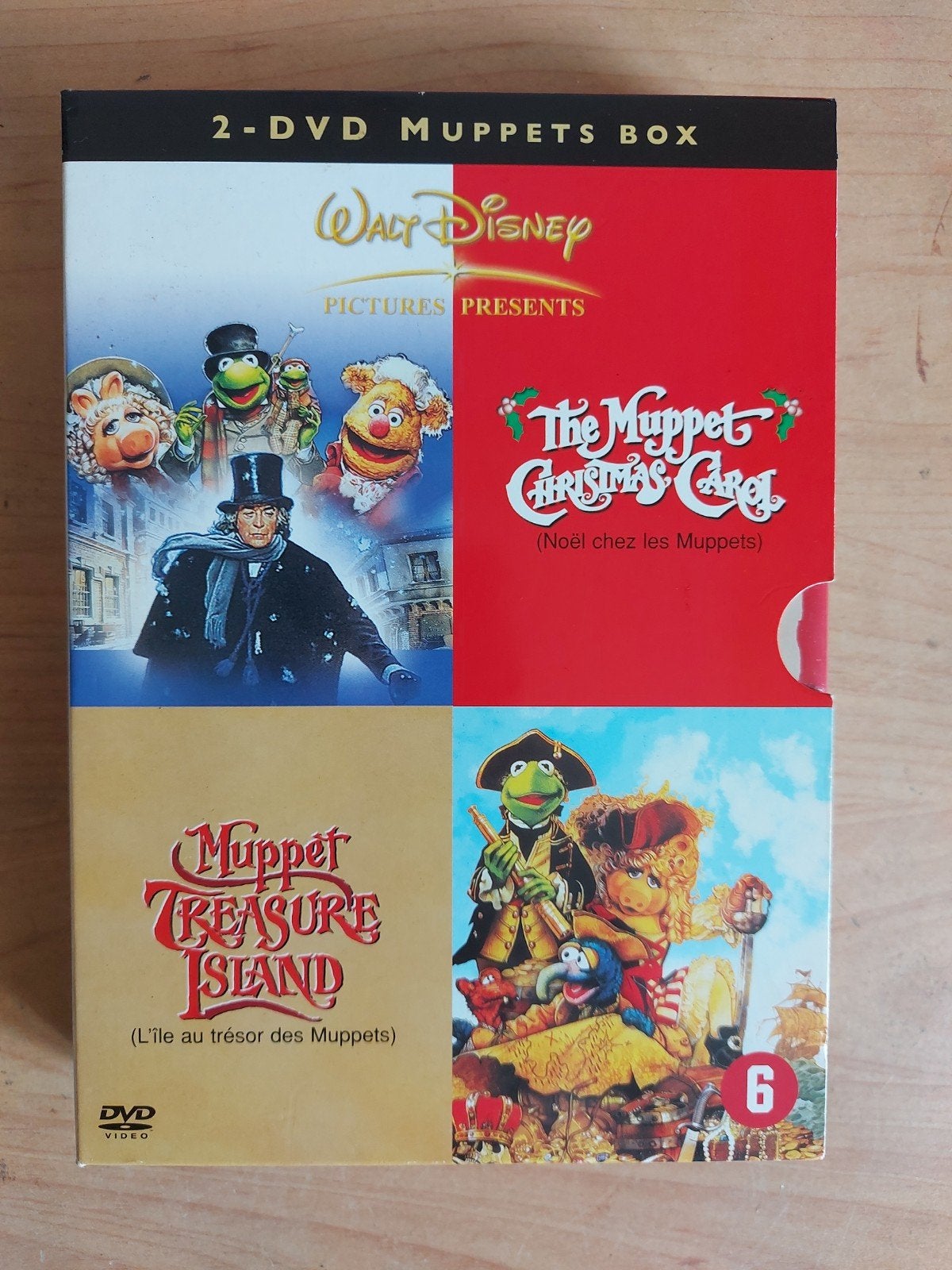 Muppet Christmas Carol + Muppet Treasure Island - Disney BOX, Alle leeftijden, Ophalen of Verzenden, Zo goed als nieuw