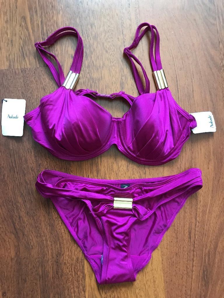 Nieuw - Aubade stijlvolle fuchsia paarse bikini 75C + 36, Kleding | Dames, Badmode en Zwemkleding, Paars, Nieuw, Ophalen of Verzenden