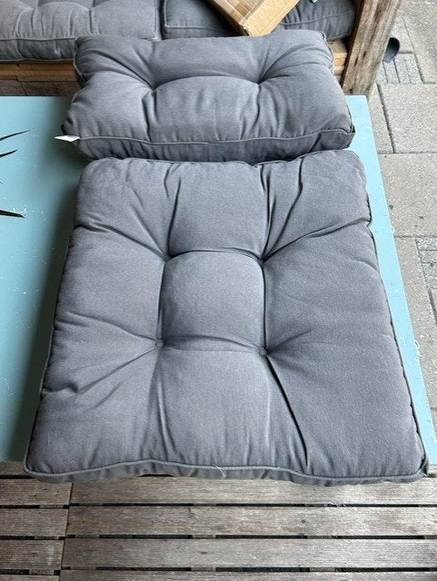 B48-Leen Bakker lounge kussens zitting 60x60(7x)+rug60x40(8), Tuin en Terras, Ophalen of Verzenden, Gebruikt