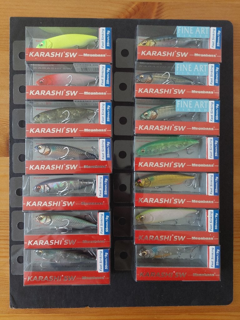 Megabass Karashi SWFS (Fast Sinking - 9g), Overige soorten