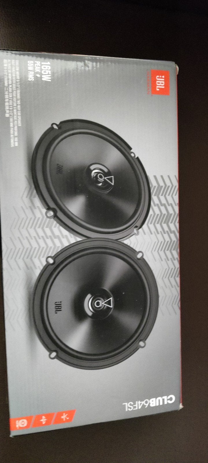 JBL Club 64FSL 165W Piekvermogen Autospeakers, Ophalen of Verzenden, Nieuw