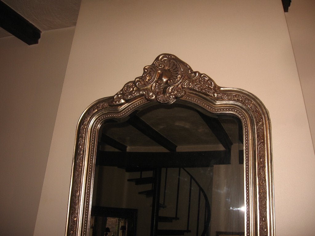 "Barok" Kwaliteit Exclusieve Zilveren "Facet" Kuifspiegel", 100 tot 150 cm, Ophalen of Verzenden, Zo goed als nieuw, 75 tot 100 cm