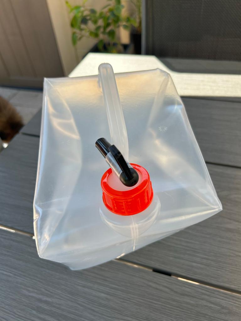 Opvouwbare Waterzak met Kraantje - Handig voor Outdoor, Ophalen of Verzenden, Nieuw