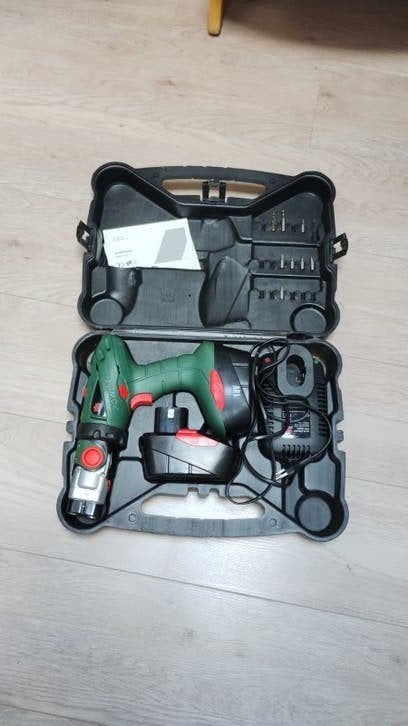 Top Craft Swingdrill 18V Accuboormachine met oplader, Ophalen, Gebruikt, Minder dan 400 watt, Boor- en Schroefmachine