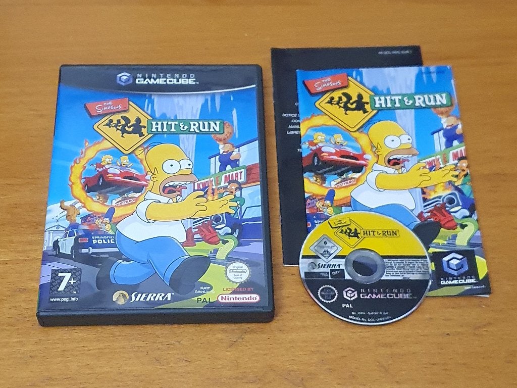 ZELDZAAM | GameCube | The Simpsons Hit & Run, Spelcomputers en Games, Games | Nintendo GameCube, 1 speler, Ophalen of Verzenden