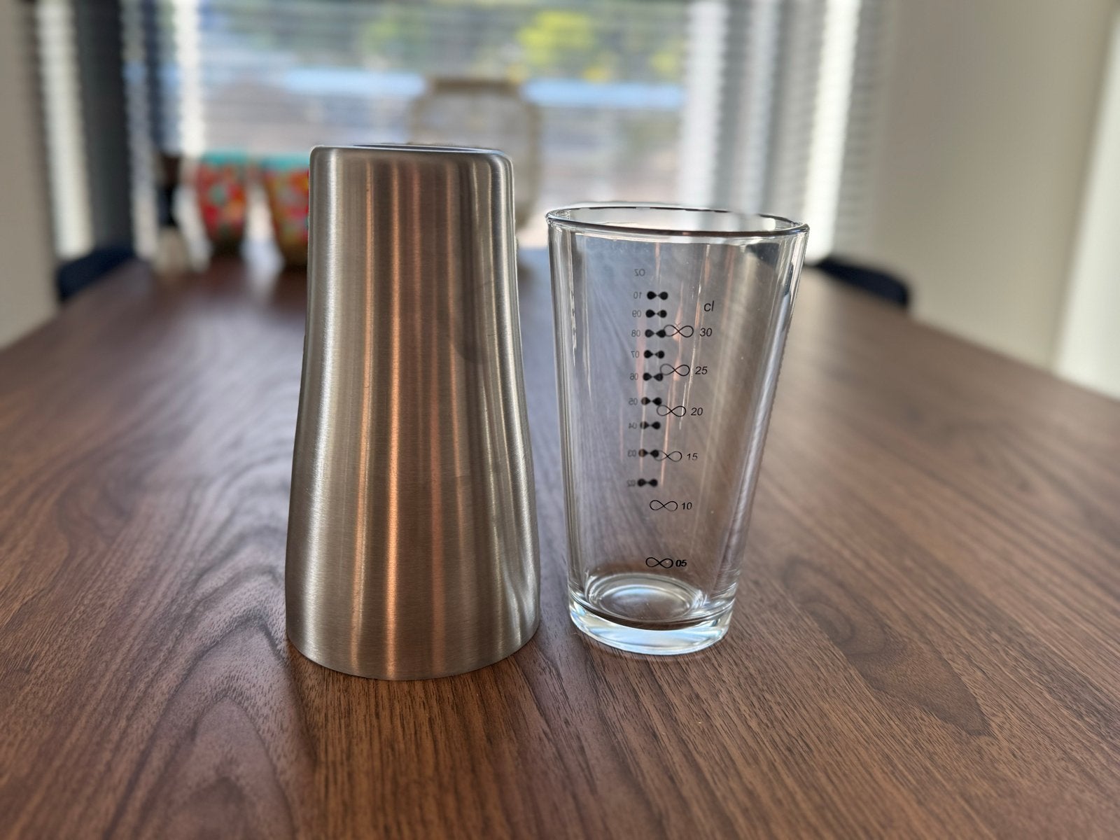 WMF Cocktail Shaker - RVS en Glas, Overige typen, Zilver, Ophalen of Verzenden, Zo goed als nieuw