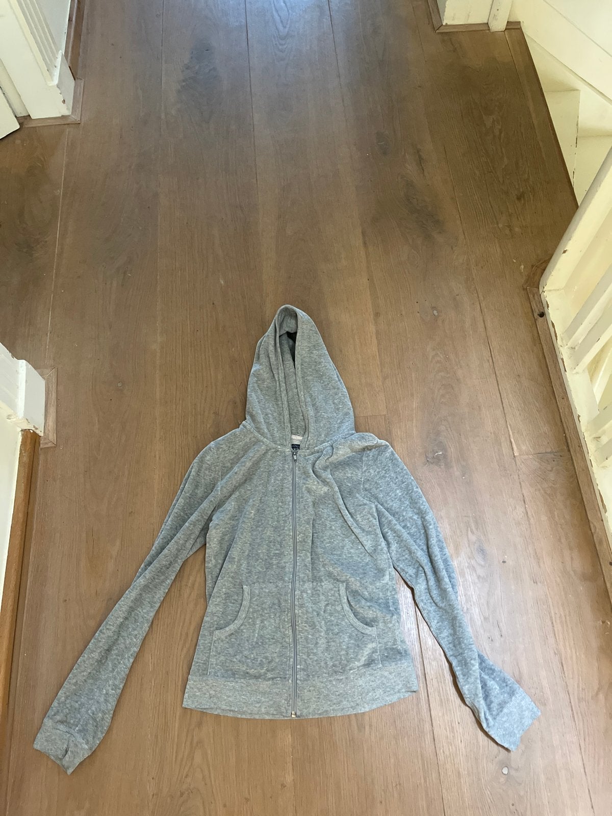 Von Dutch Hoodie Grijs met Roze Logo, Ophalen of Verzenden, Zo goed als nieuw, Maat 36 (S), Grijs