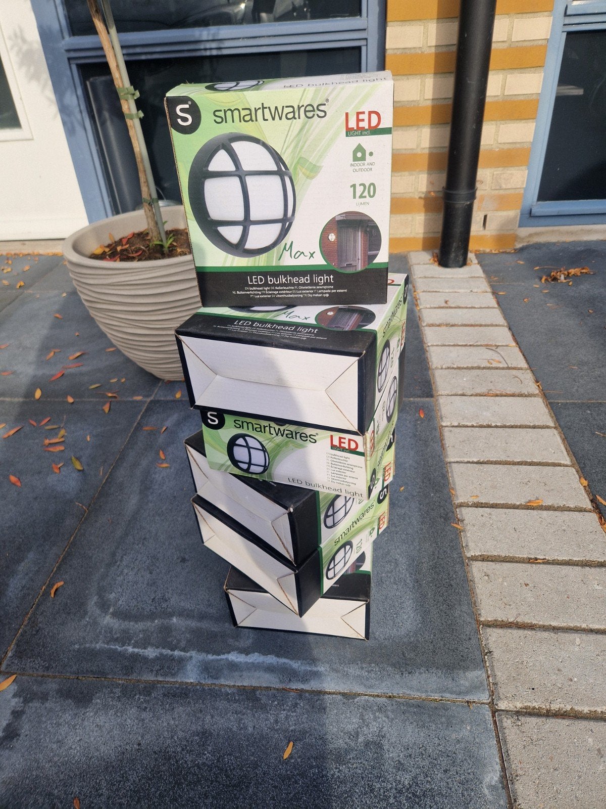 Smartwares LED Buitenlamp - Nieuw in Doos, Kunststof, Minder dan 50 watt, Wandlamp, Nieuw