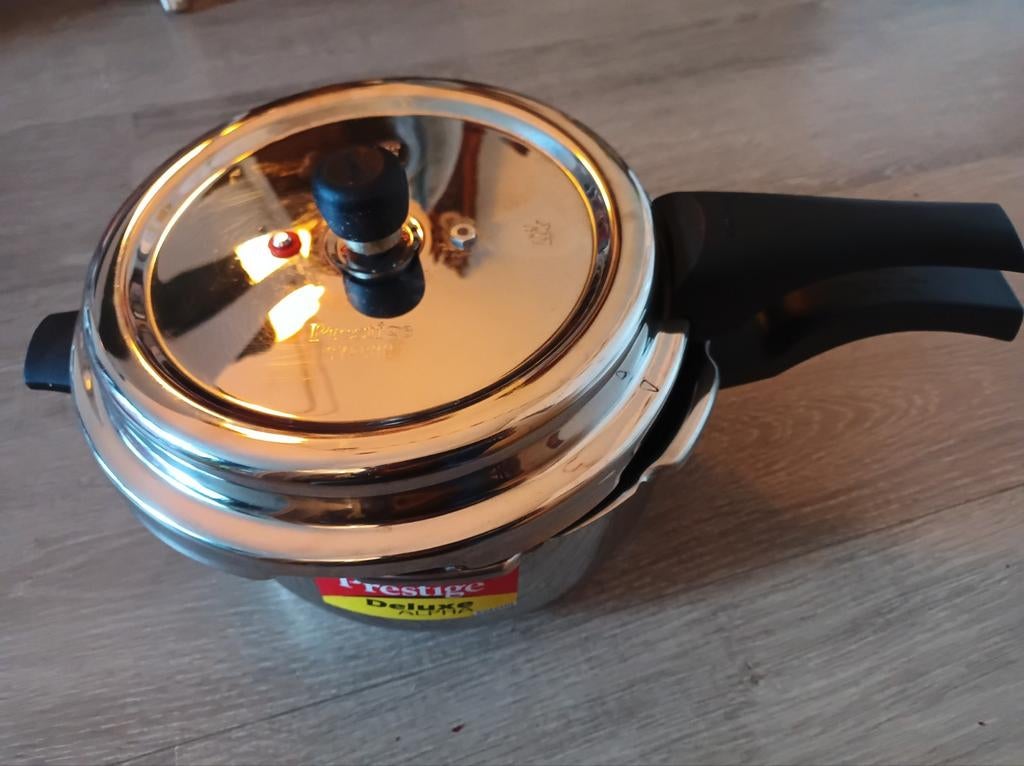 Snelkookpan Prestige Deluxe Alpha 5 liter, inductie, Ophalen of Verzenden, Zo goed als nieuw, Kookpan of Snelkookpan