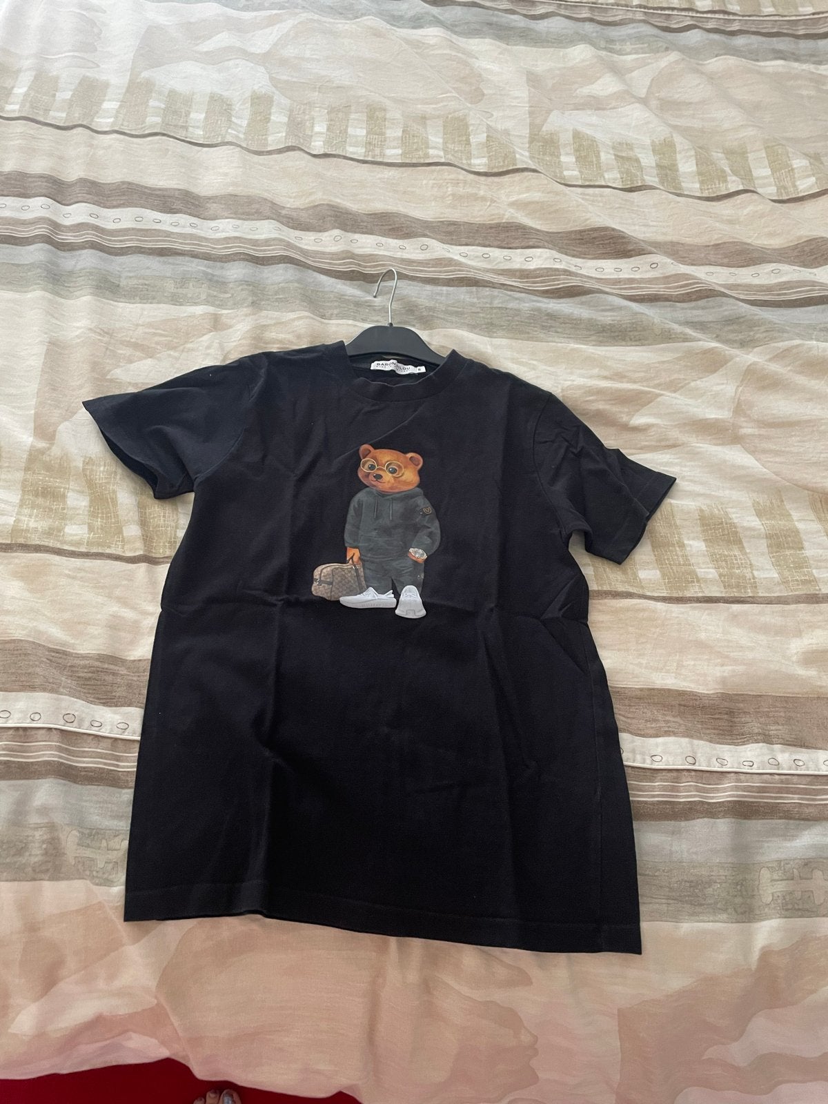Baron Filou T-shirt met beerprint - Maat XS, Kleding | Heren, Ophalen of Verzenden, Zo goed als nieuw, Maat 46 (S) of kleiner