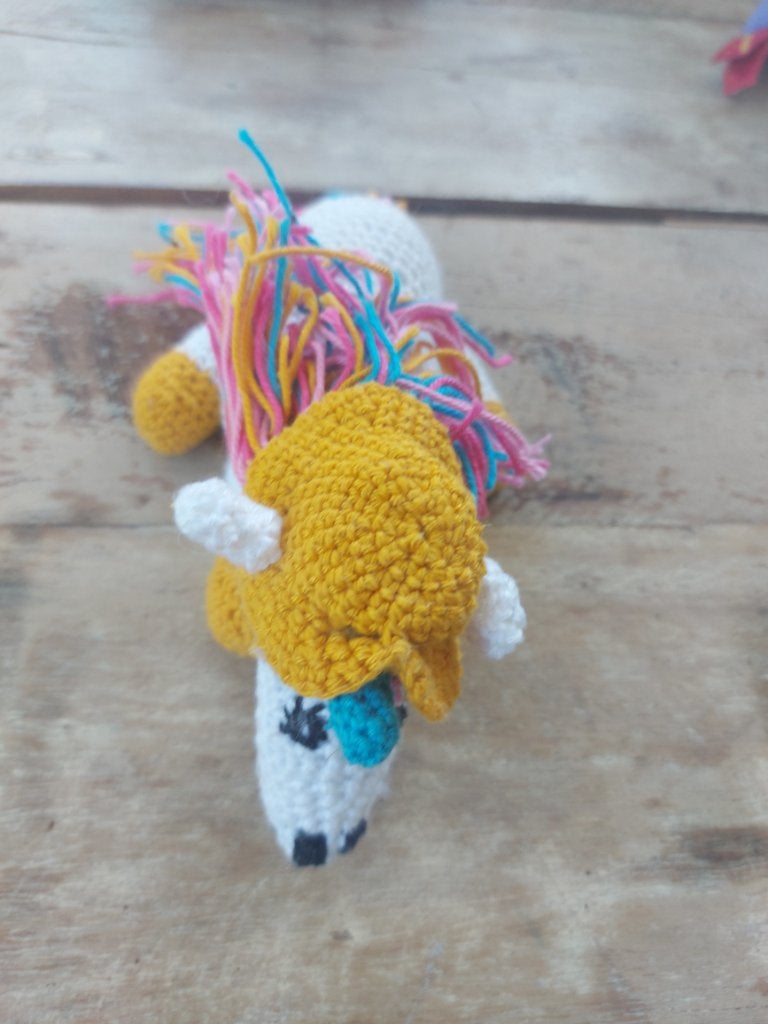Unicorn knuffel, Kinderen en Baby's, Speelgoed | Knuffels en Pluche, Ophalen of Verzenden, Zo goed als nieuw, Middelgroot (20 tot 80 cm)