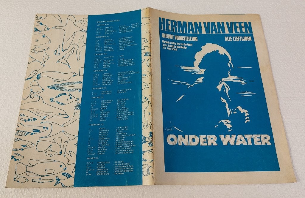 Herman van Veen PROGRAMMA 1980 Onder Water, Verzamelen, Gebruikt, Verzenden, NvT, Herman van Veen
