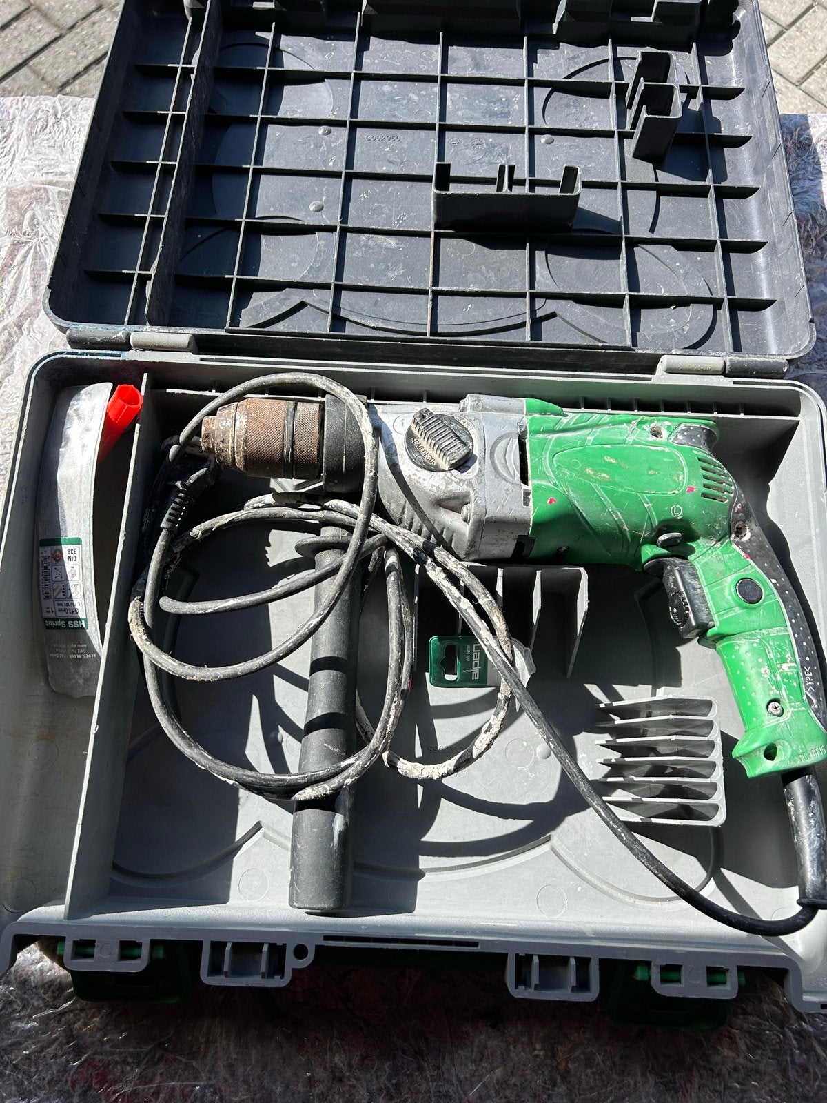 Hitachi Klopboormachine DV20VB2 in koffer, Ophalen, Boor- en/of Breekhamer, Klopboormechanisme, Gebruikt
