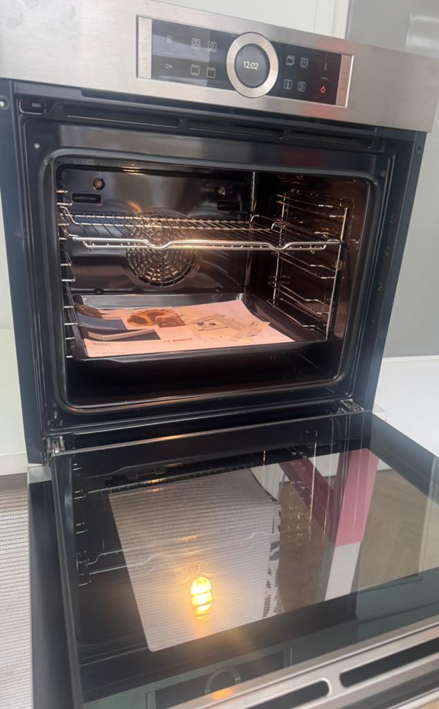 Bosch Inbouw Heteluchtoven 60x60 - Zo goed als nieuw, Hete lucht, Inbouw, 55 tot 60 cm, 45 tot 60 cm