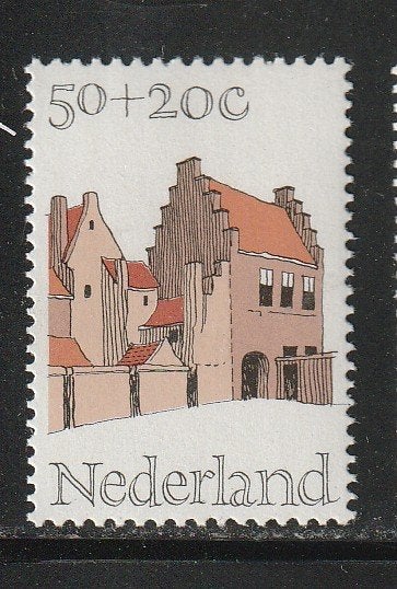 Verenigd Europa 1975 - Nederland - Jachtslot, Begijnhof, Ophalen, Postfris, Plaats of Gebouw