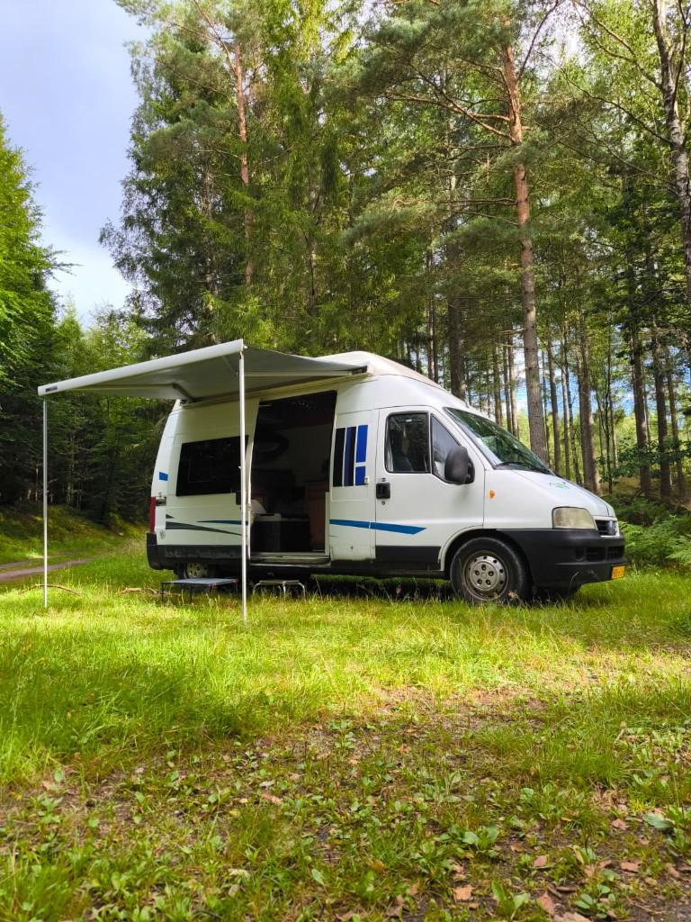 Fiat Ducato 2.8 jtd zelfbouw camper, Caravans en Kamperen, Buscamper of Camperbus, Fiat, Tot en met 2, Particulier
