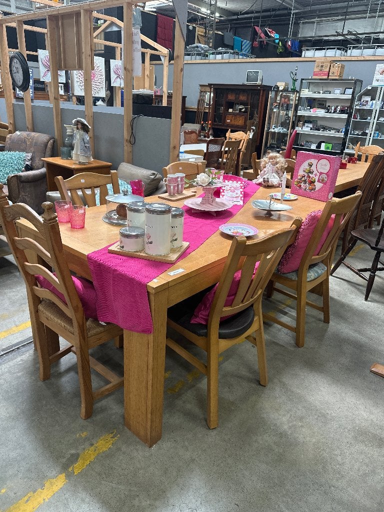 Tafel hout 200 MP76 WD028, Ophalen, Gebruikt, Rechthoekig, Hout