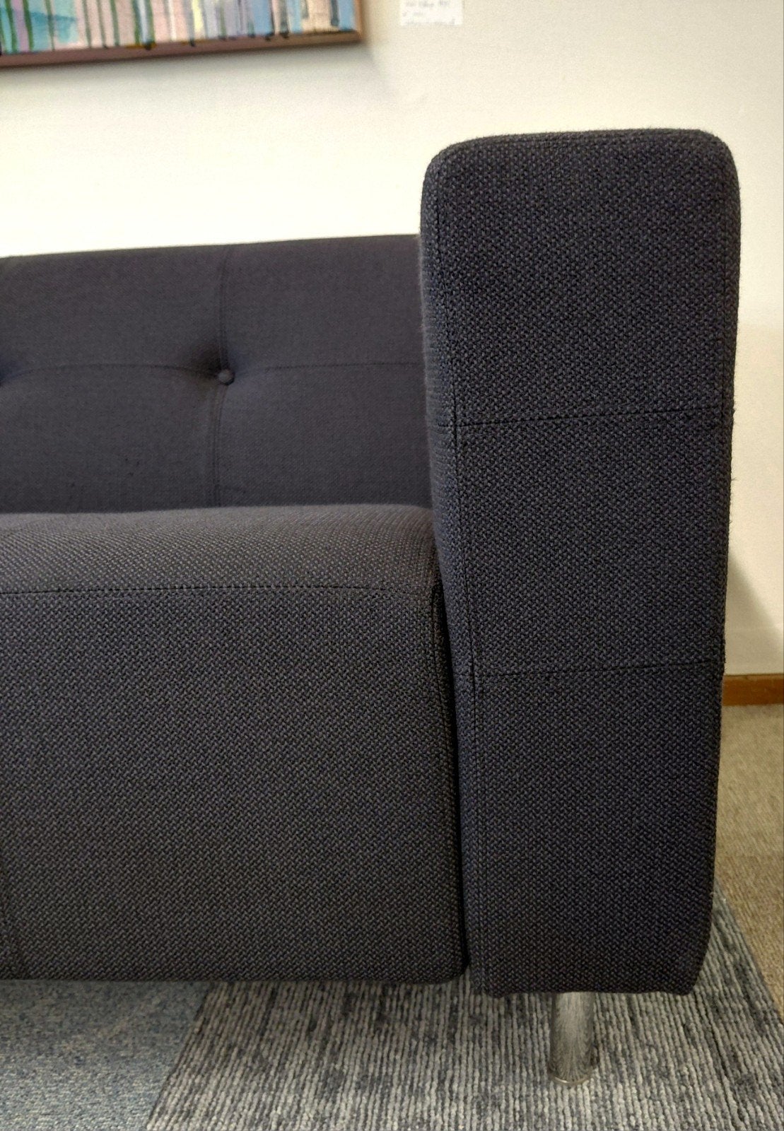 Gelderland 6111 | 2,5 zits | Zwart wol, Gebruikt, Modern design Rohi Jan des Bouvrie, Info@andriesign.nl, 150 tot 200 cm