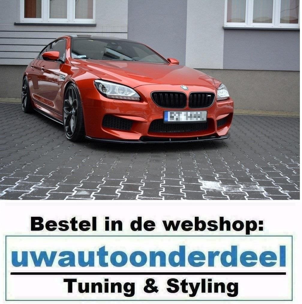 Maxton Spoiler Lip Splitter Voor Bmw M6 F06 Gran Coupe, Verzenden